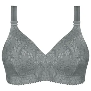 سوتین زنانه ماییلدا مدل گیپور گلدار بدون فنر کد 5038