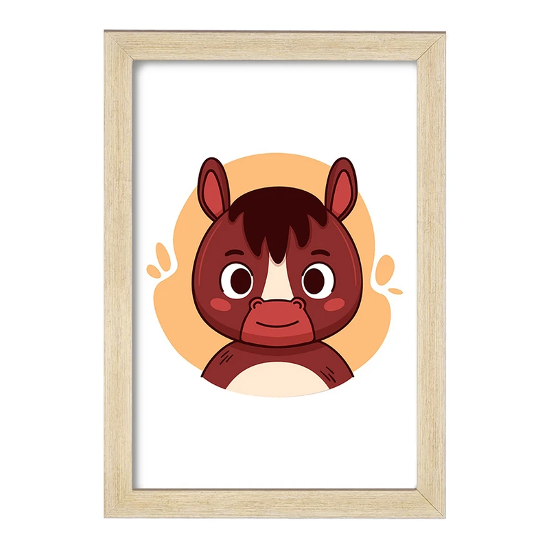 تابلو خندالو مدل اسب حیوانات بامزه کد 37166