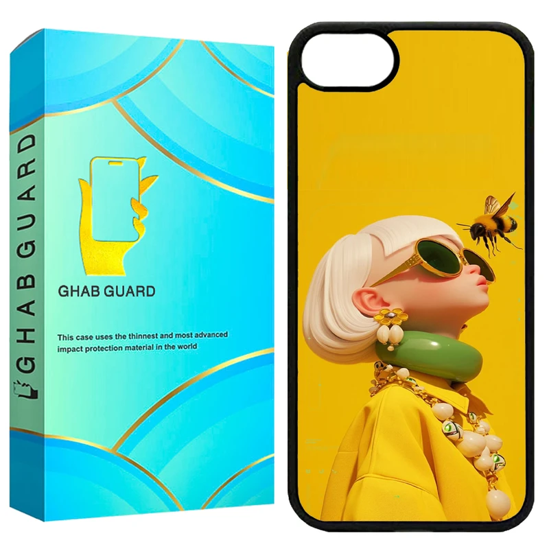 کاور قاب گارد طرح دختر مدل G16E مناسب برای گوشی موبایل اپل iPhone 16e