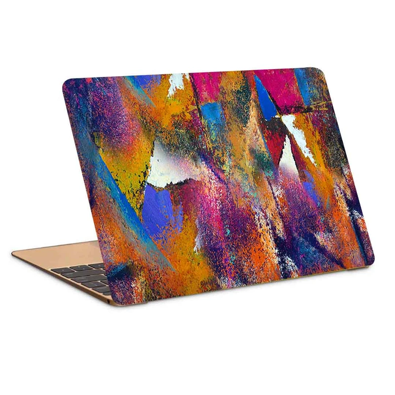 استیکر لپ تاپ طرح painting canvas abstract art original oil acrylic colorکد c-728مناسب برای لپ تاپ 15.6 اینچ