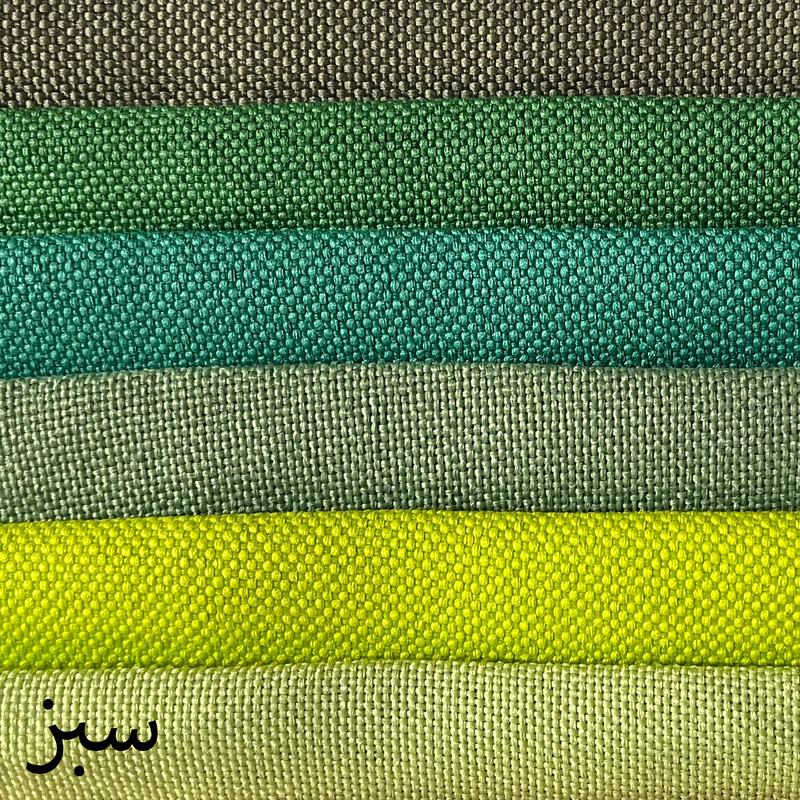 پرده مدل پانچ گونی بافت ریزبافت سایز 150x280 سانتی متر