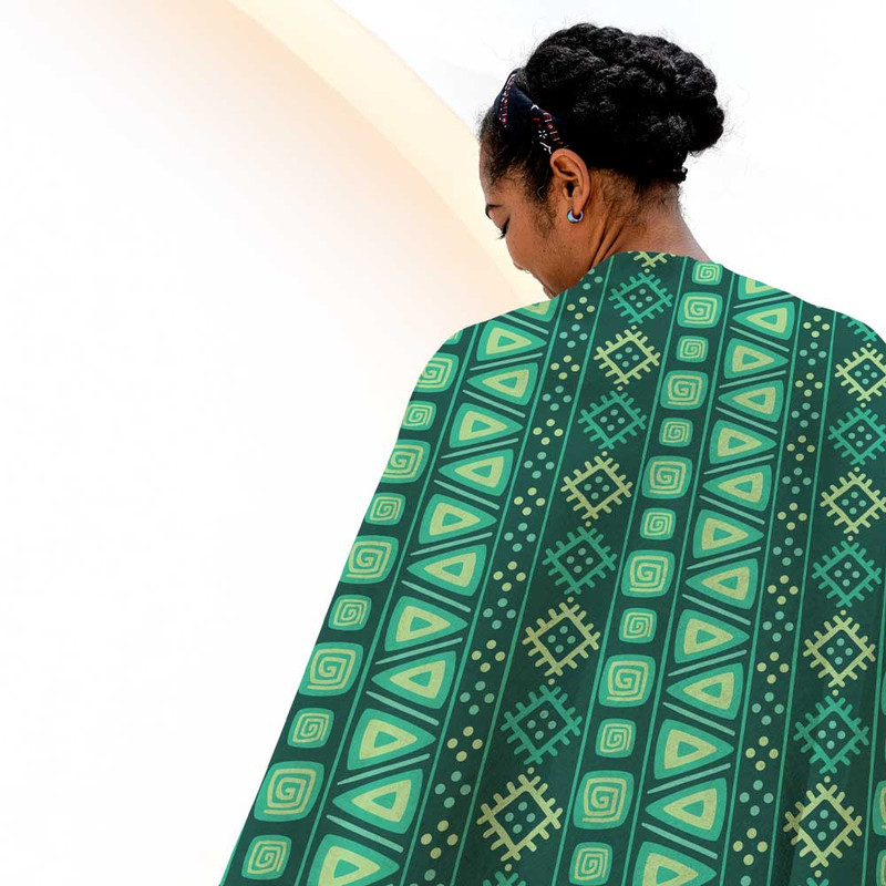 شال مبل طرح هندسی کد Q2SH1056 سایز 98x180 سانتی متر