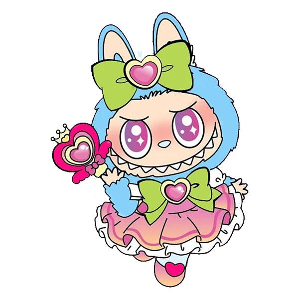 استیکر پارچه و لباس پاد آفرین طرح لبوبو کد 14