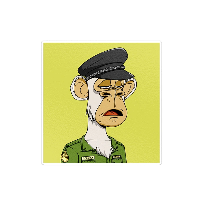 استیکر لپ تاپ ماسا دیزاین طرح monkey مدل STK1710