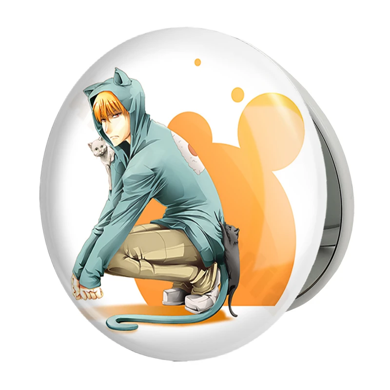 آینه جیبی خندالو طرح کیو انیمه سبد میوه مدل تاشو کد 33980