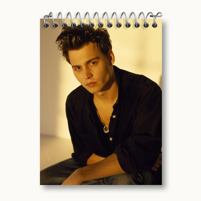 دفتر یادداشت 50 برگ خندالو مدل جانی دپ Johnny Depp کد 3293