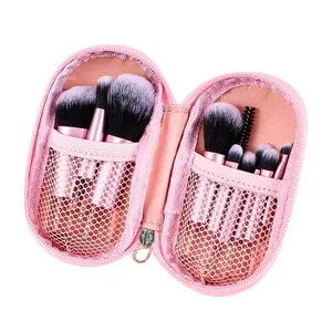 ست براش آرایشی مدل مسافرتی بسته ۱۰ عددی