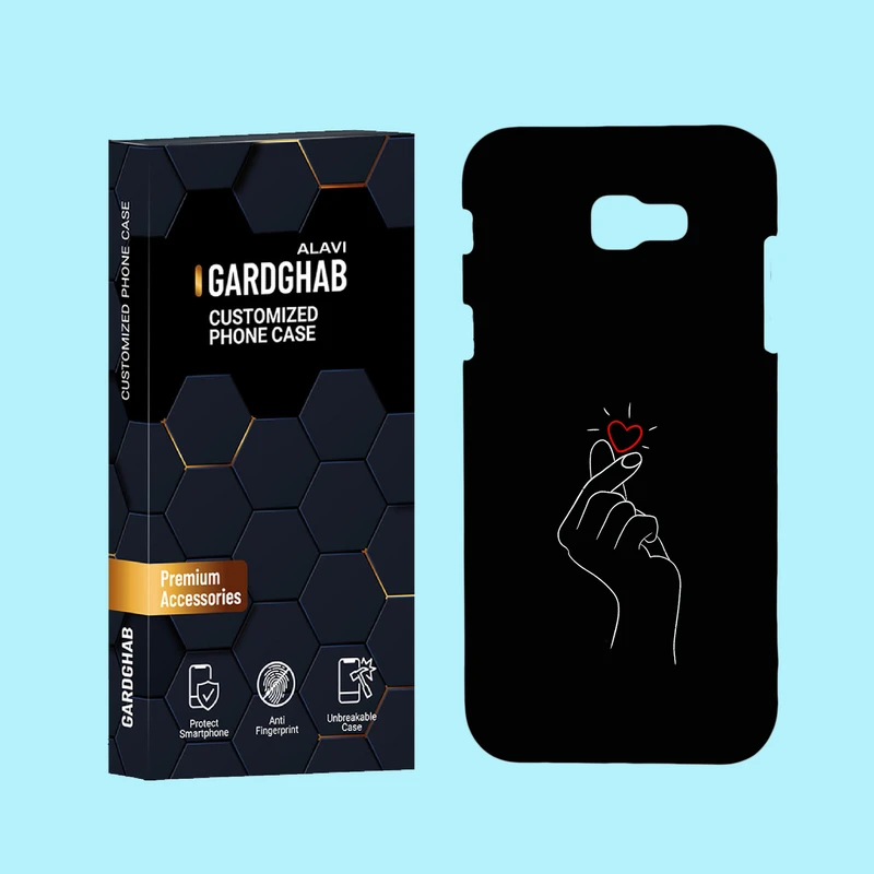 کاور گارد قاب علوی مدل عاشقانه مناسب برای گوشی موبایل سامسونگ Galaxy A7 2017 / A720