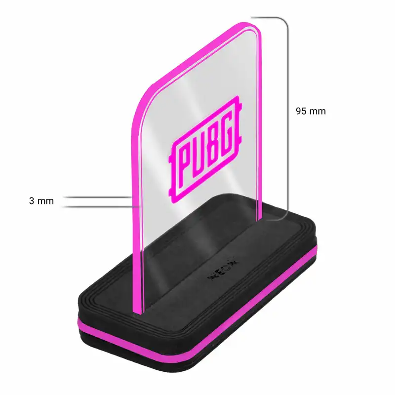 چراغ رومیزی نئون مدل PUBG