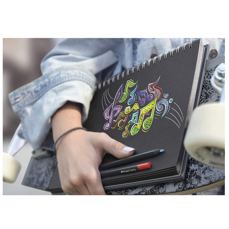 مداد رنگی 36 رنگ فابر کاستل مدل بلک ادیشن