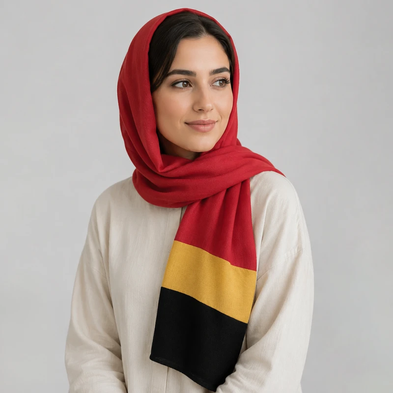 شال دخترانه مدل نخی کد 031