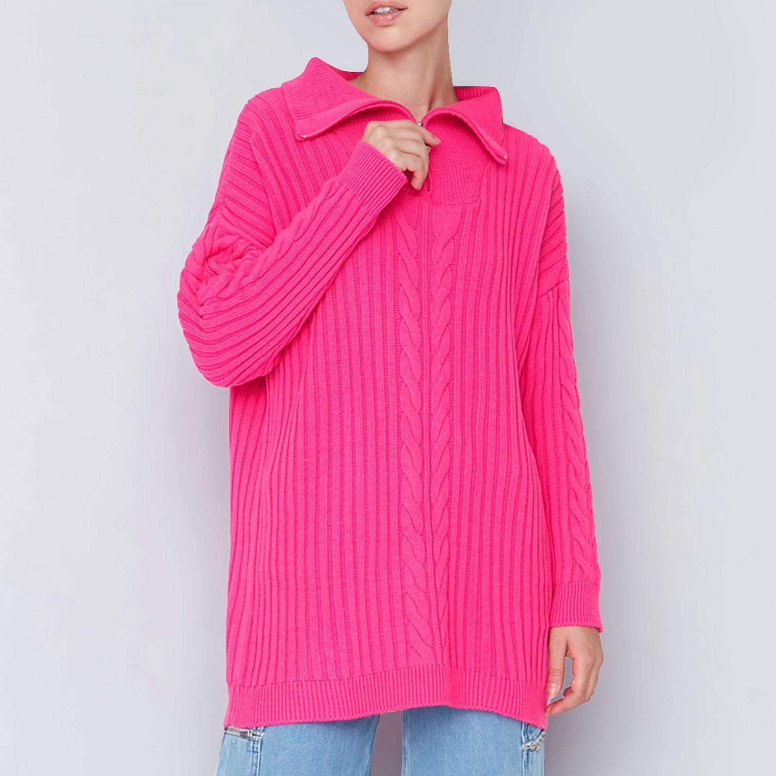 تونیک آستین بلند زنانه ترندیول مدل 275234622 - - 1