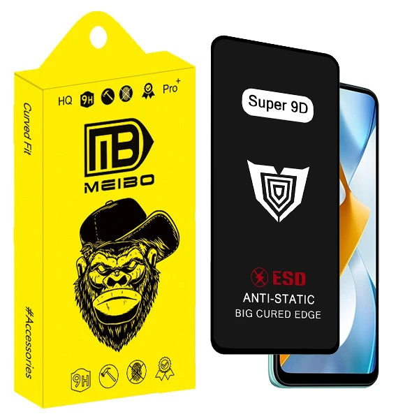 محافظ صفحه نمایش میبو مدل Super 9D Aura مناسب برای گوشی موبایل شیائومی poco C40 / Redmi 12C / A10