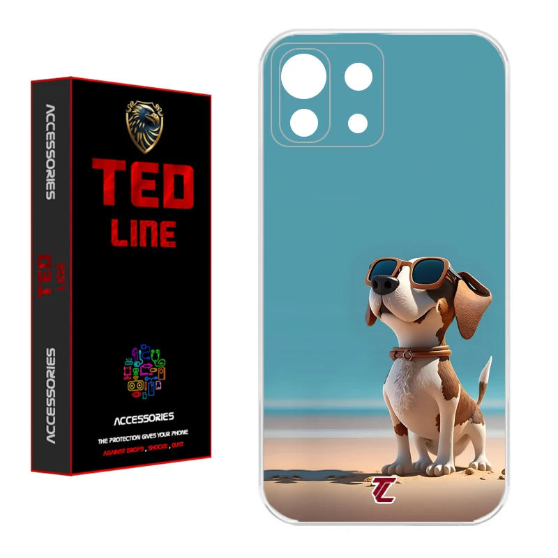 کاور تدلاین طرح سگ کد 1187 مناسب برای گوشی موبایل شیائومی Mi 11 Lite