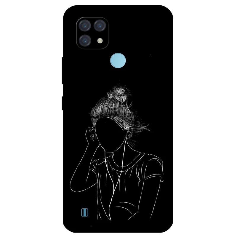 کاور مگافون طرح مینیمال مدل 1858 مناسب برای گوشی موبایل ریلمی C21    