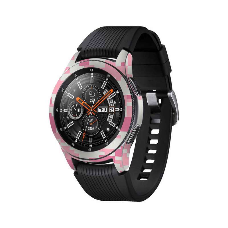 برچسب ماهوت طرح Army-Pink-pixel مناسب برای ساعت هوشمند سامسونگ Galaxy Watch 46mm