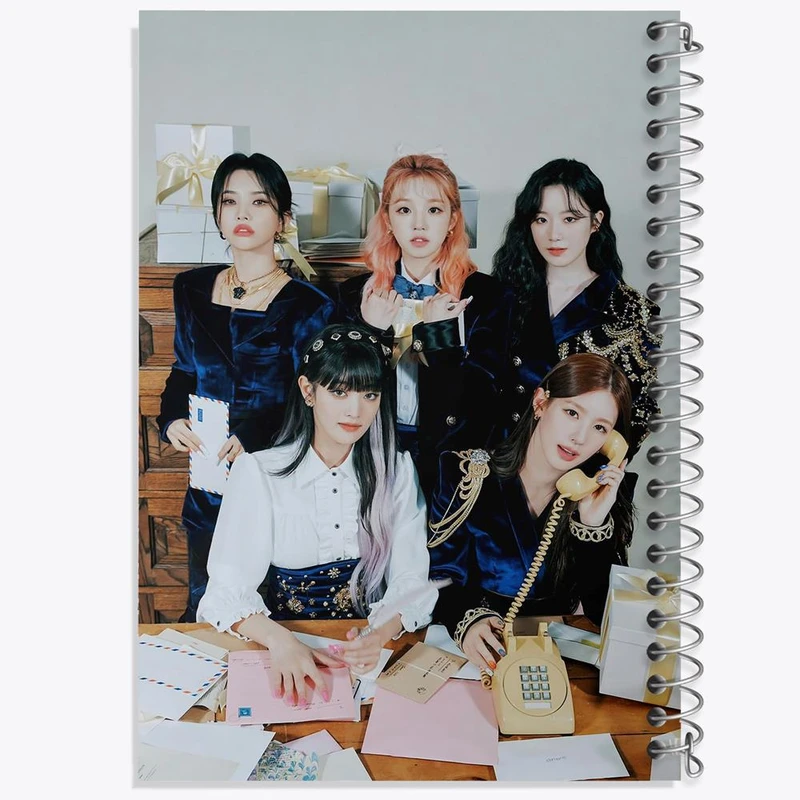 دفتر لیست خرید 50 برگ خندالو طرح گروه جی آیدل GIdle کد 19587