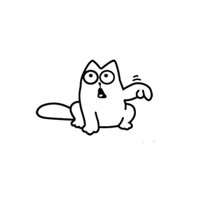 برچسب بدنه خودرو طرح گربه کد 219906