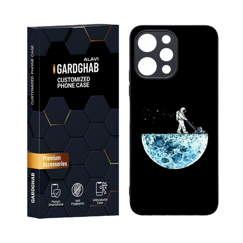 کاور گارد قاب علوی مدل دورژله ای کهکشان مناسب برای گوشی موبایل شیائومی Redmi 12 4G / 12 5G