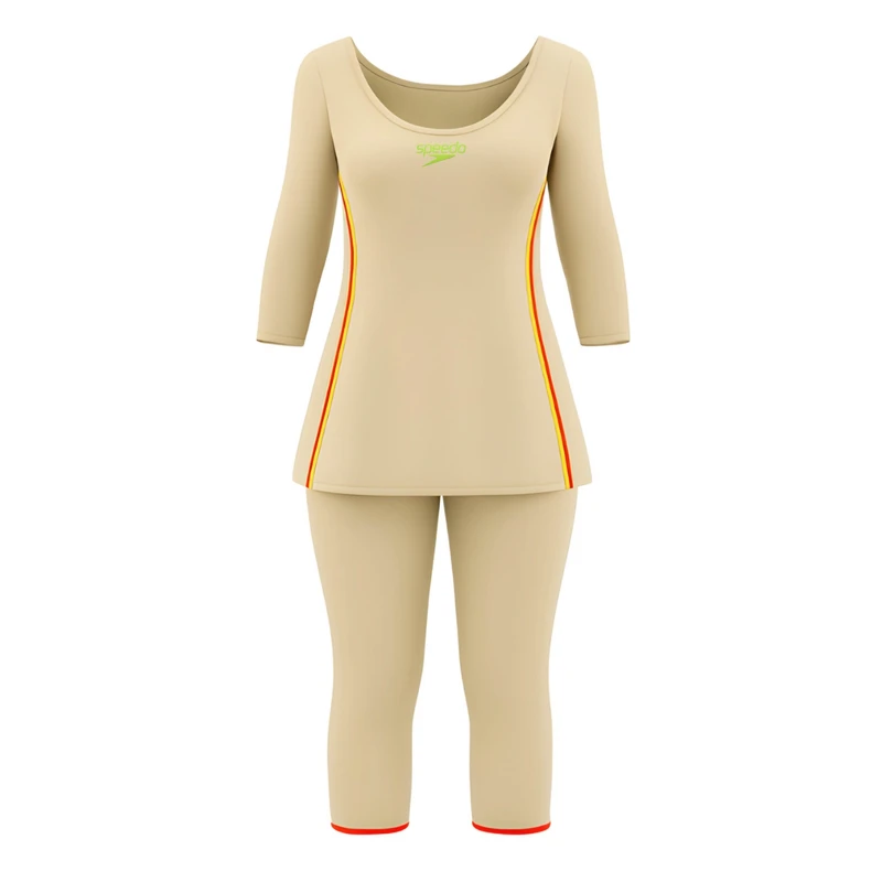 مایو پوشیده زنانه مدل ساده دو نوار کد 2