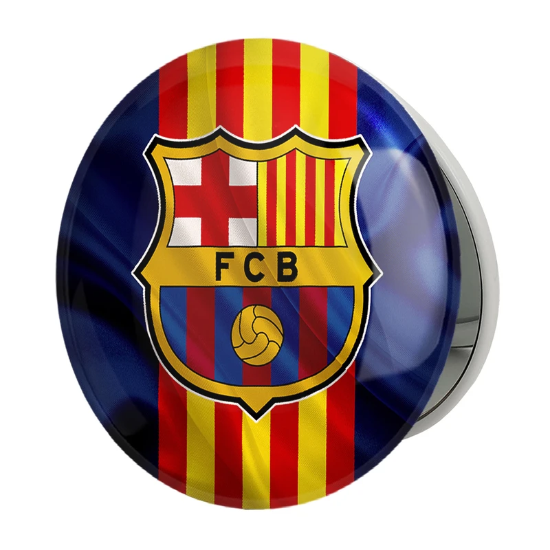 آینه جیبی خندالو طرح باشگاه بارسلونا مدل تاشو کد 26264 