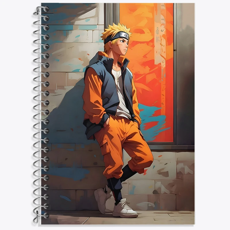 دفتر نت موسیقی 50 برگ خندالو طرح انیمه ناروتو (Naruto) کد F5571