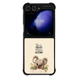 AKAM AMC-WSGZFLIP5-ANIMALS QOUTES-27 Cover For Samsung Galaxy Z Flip 5