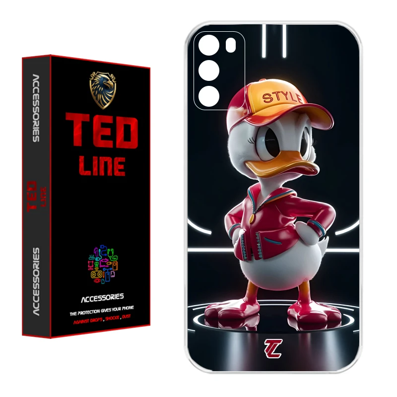 کاور تد لاین طرح دانلد داک کد 1137 مناسب برای گوشی موبایل شیائومی Poco M3 