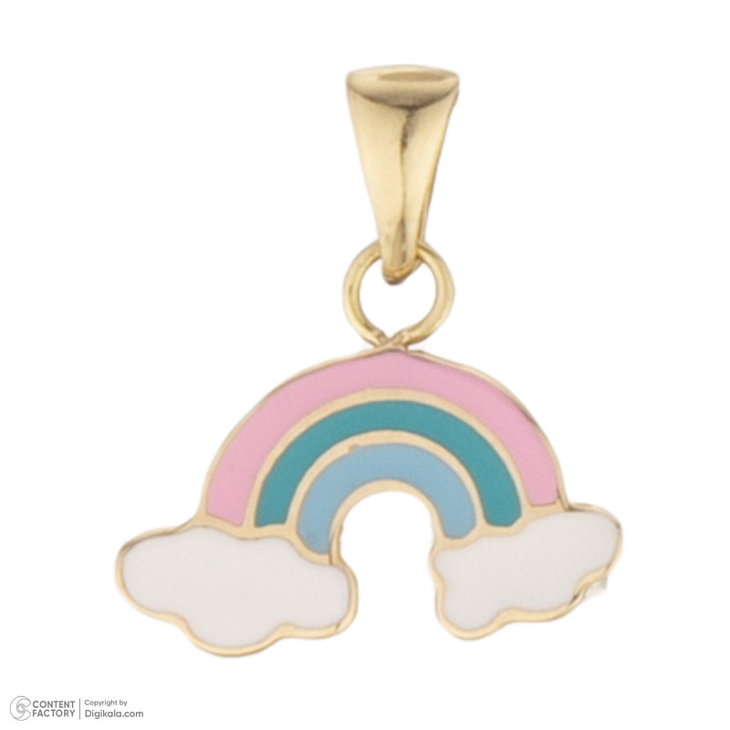 آویز گردنبند طلا 18 عیار دخترانه طلای مستجابی مدل 55115 آویز گردنبند طلا 18 عیار دخترانه طلای مستجابی مدل 55115