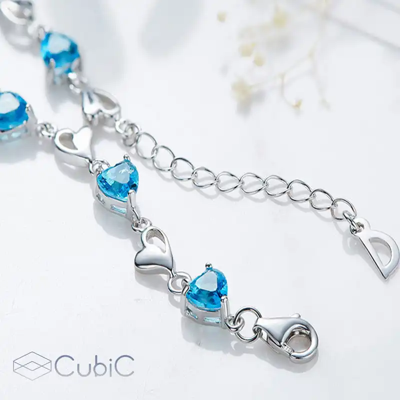 دستبند نقره زنانه کوبیک مدل QB-0302