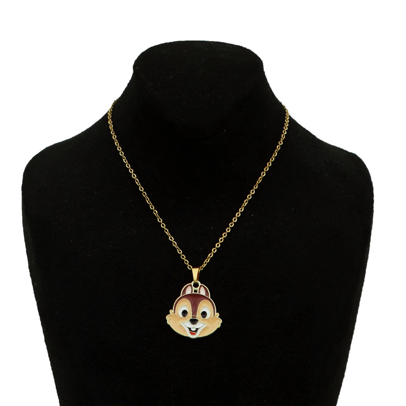 گردنبند دخترانه مدل سنجاب خندان جذاب کد GZ-Beh-13 گردنبند دخترانه مدل سنجاب خندان جذاب کد GZ-Beh-13