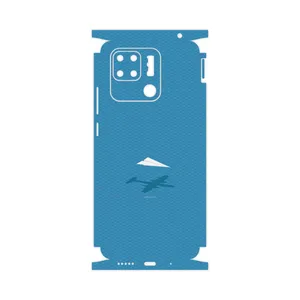 MAHOOT Minimal Paper Airplane-FullSkin Cover Sticker for Xiaomi Redmi 10C