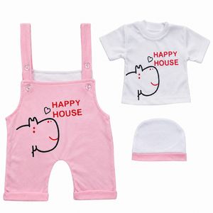 ست 3 تکه لباس راحتی نوزادی مدل Happy کد M44