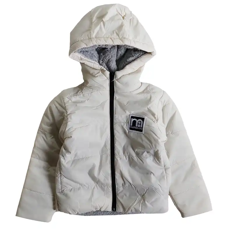 کاپشن پسرانه مادرکر مدل جذب رنگ کرمی