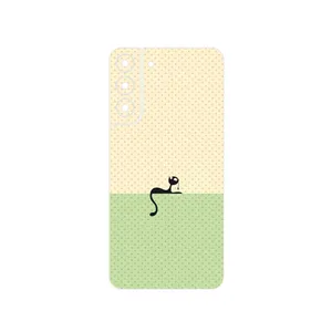 MAHOOT Minimal Internet Cat Icon Cover Sticker for Samsung Galaxy S22 Plus 5G