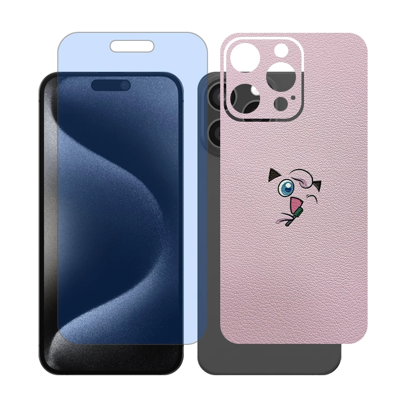محافظ صفحه نمایش آنتی بلو گلس مدل Together مناسب برای گوشی موبایل اپل iPhone 16 Pro Max به همراه برچسب پوششی پشت گوشی