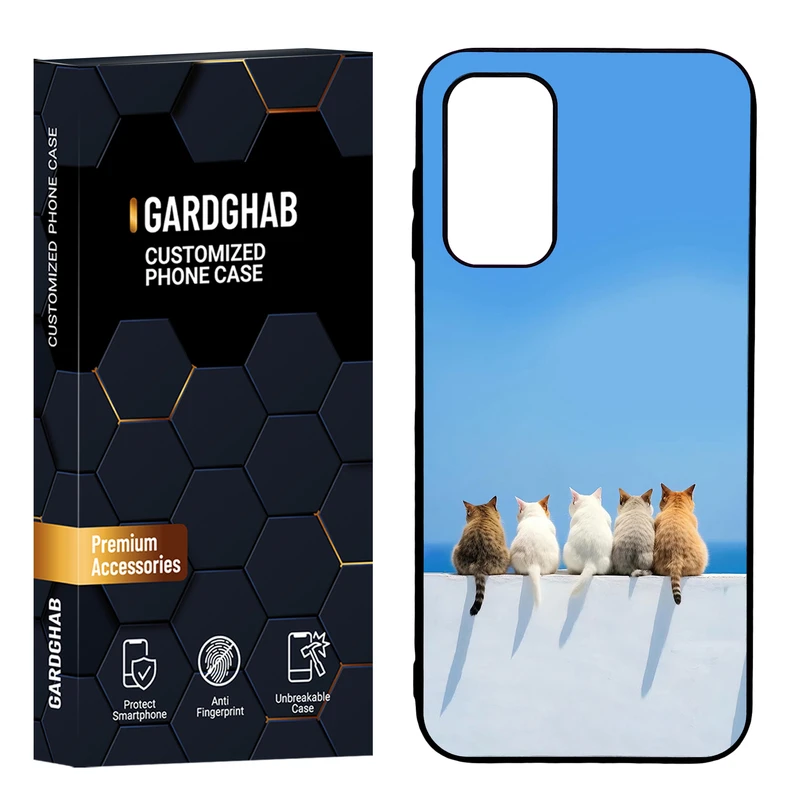 کاور گارد قاب مدل دور ژله ای هنری مناسب برای گوشی موبایل سامسونگ Galaxy A14