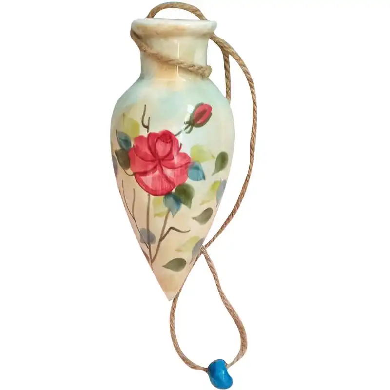 گلدان سرامیکی مدل دیواری طرح گل کد 1
