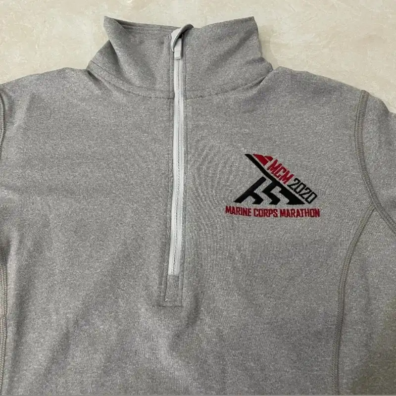 تی شرت آستین بلند ورزشی زنانه بروکس مدل نیم زیپ