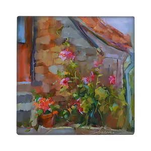 کاشی طرح باغچه گل مدل آهنربایی کد kam06