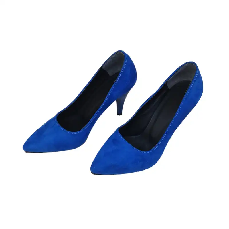 کفش زنانه مدل استلتو فرهاد2 سوییت رنگ آبی کاربنی