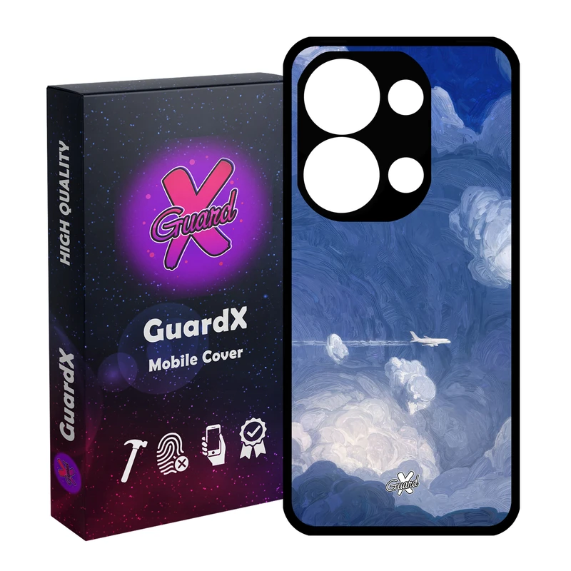 کاور گارد ایکس طرح هواپیما مناسب برای گوشی موبایل شیائومی Redmi Note 13 Pro 4G / Poco M6 Pro 4G