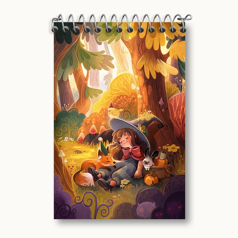 دفتر یادداشت 50 برگ خندالو مدل دخترانه کد F542