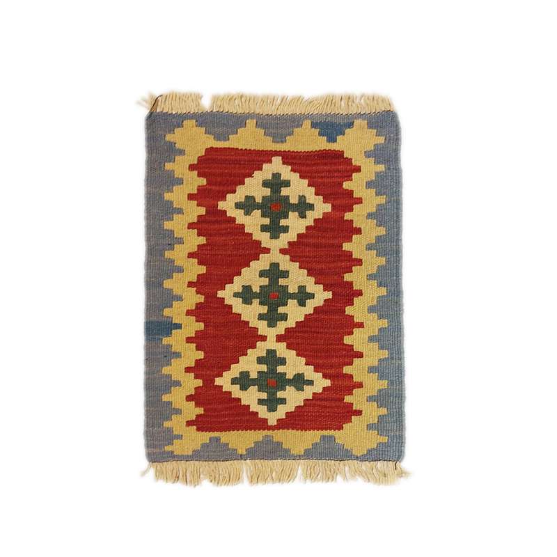 گلیم دستبافت دو دهم متری مدل شیرازی کد 60408