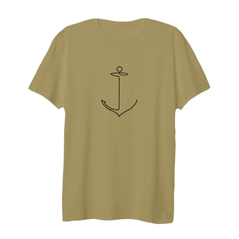 تی شرت لانگ آستین کوتاه زنانه مدل لنگر کد 3