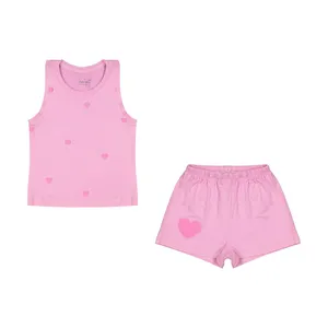 ست تاپ و شلوارک دخترانه ناربن مدل 1521399-84