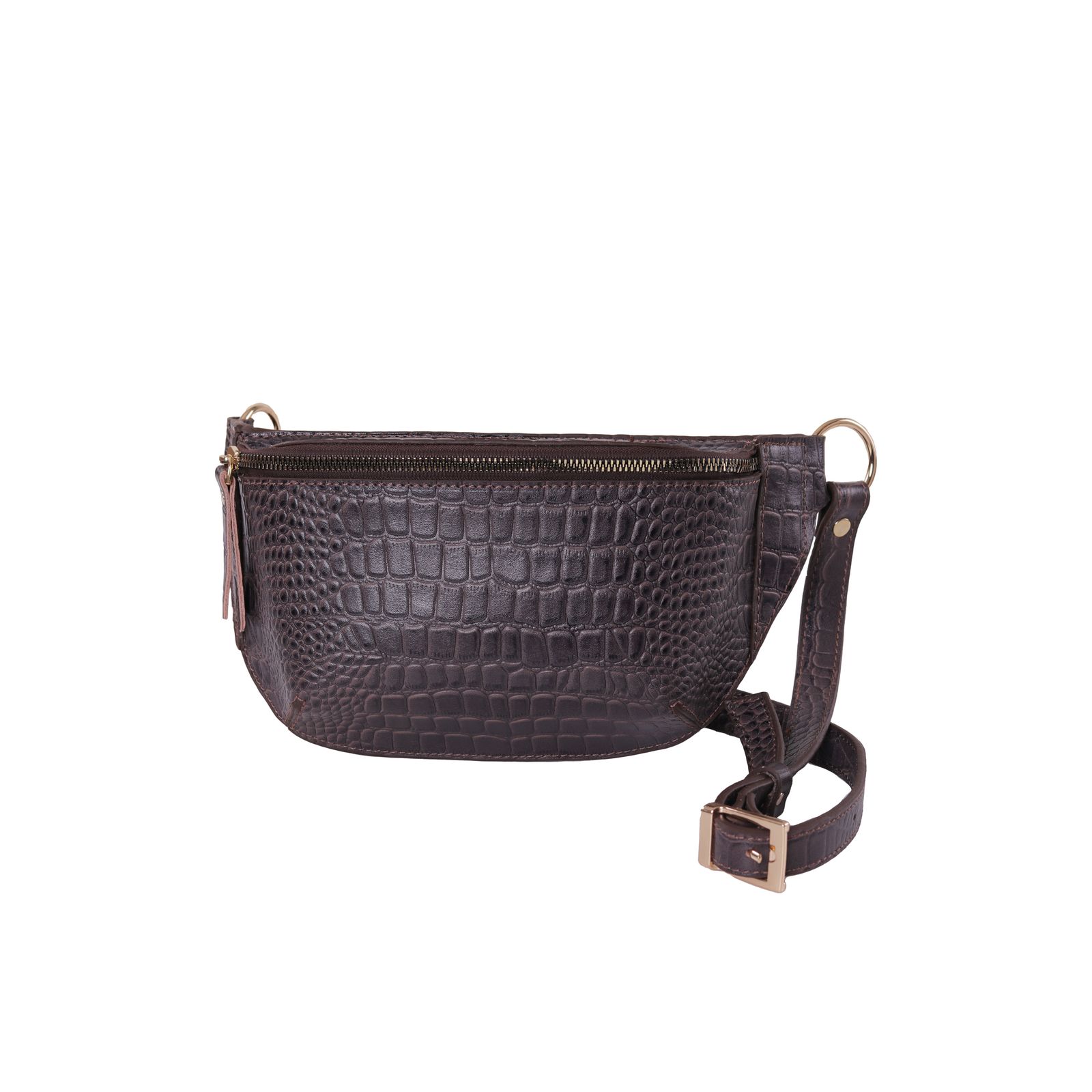 کیف کمری زنانه چرم آرا مدل d083 کد k - - 24