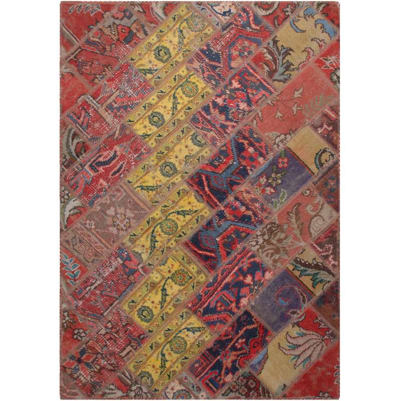 کلاژ فرش دستبافت یک و نیم متری فرش هریس کد 101630