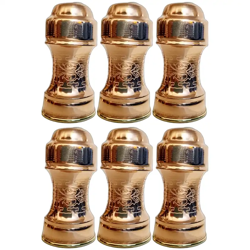 نمکدان مسی مدل نانو شده بسته 6 عددی