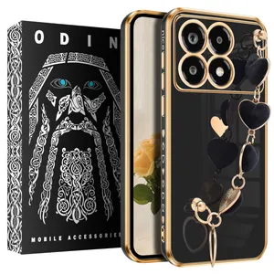 Velvet Heart Odin cover suitable for Xiaomi Poco X6 pro 5G / Redmi K70E mobile phone with pendant